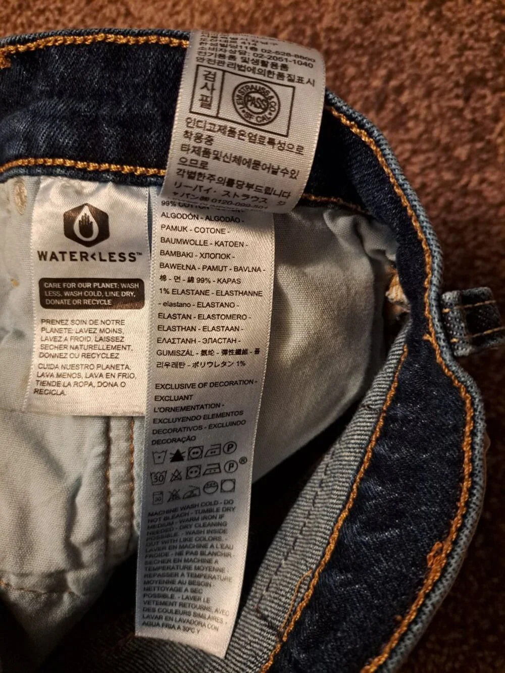 Levi's 501 Cutoff Raw Hem High Waist Denim Jean Shorts With Button Fly